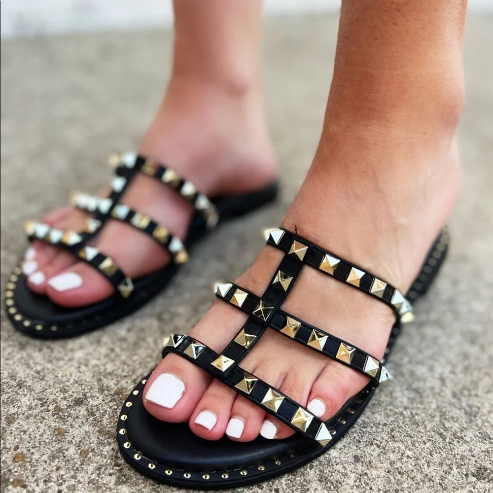 Made in The Image Sandals-Black - Picture 2 of 2